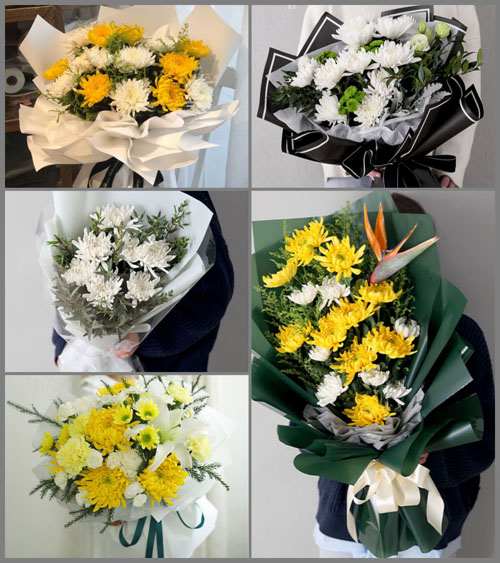 河北秦皇岛白事花束代送